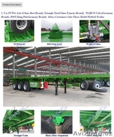 Прицеп с плоской платформой, контейнерный прицеп, прицеп с высокой пл - Изображение #1, Объявление #1560951